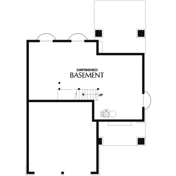 Craftsman House Plan Basement Floor - Laurelmont Traditional Home 011D-0018 - Shop House Plans and More