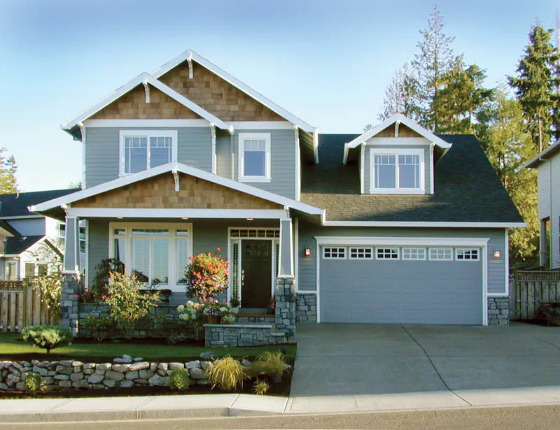 Rustic Craftsman Styled Home With Grand Three-Car Garage