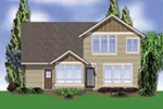 Country House Plan Rear Photo 02 - Hayden Shingle Craftsman Home 011D-0020 - Search House Plans and More