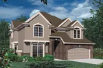 Traditional House Plan Front Image - Sunset Place Traditional Home 011D-0024 - Shop House Plans and More