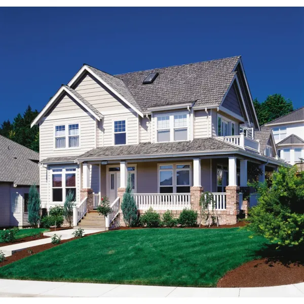 Arts & Crafts Home With Shingle Décor And Large Covered Porch