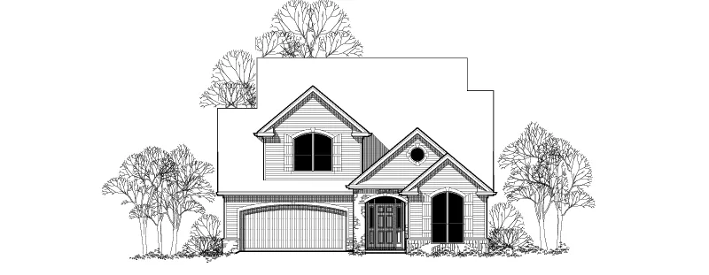 Country House Plan Front Elevation - Silversprings Traditional Home 011D-0026 - Shop House Plans and More