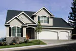 Traditional House Plan Front Photo 04 - Silversprings Traditional Home 011D-0026 - Shop House Plans and More