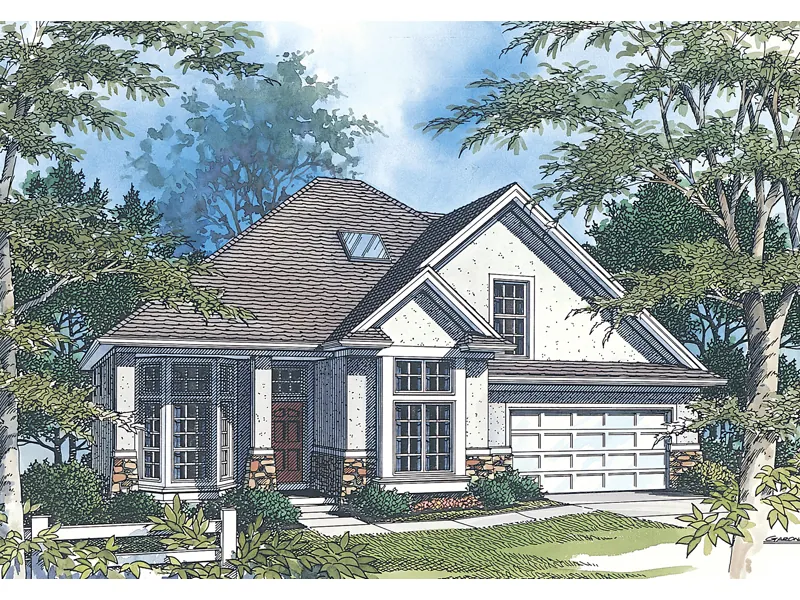 Traditional House Plan Front Image - Dellview Neoclassical Home 011D-0030 - Search House Plans and More