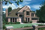 European House Plan Front Image - Belgrade Traditional Home 011D-0033 - Search House Plans and More