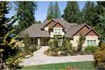 European House Plan Front Photo 03 - Hamilton Lake Craftsman Home 011D-0036 - Search House Plans and More