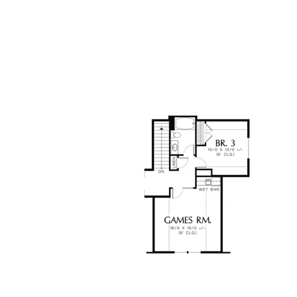 Traditional House Plan Second Floor - Fordyce Cottage Home 011D-0038 - Search House Plans and More