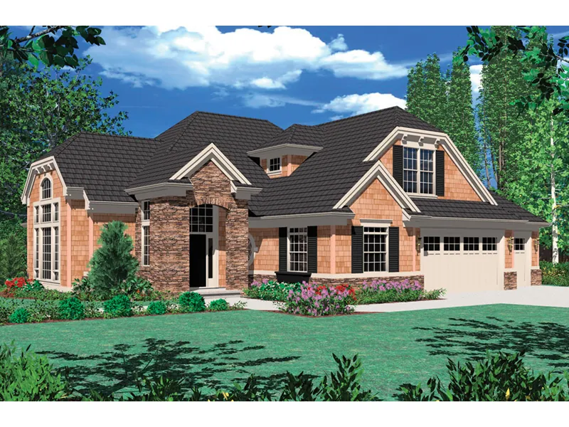 Country House Plan Front Image - Fordyce Cottage Home 011D-0038 - Search House Plans and More
