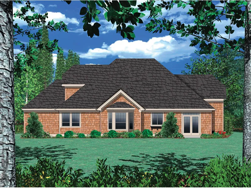 Country French House Plan Color Image of House - Fordyce Cottage Home 011D-0038 - Search House Plans and More
