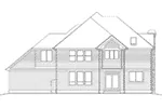 Luxury House Plan Rear Elevation - Fenmor Traditional Home 011D-0039 - Search House Plans and More