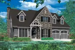 Craftsman House Plan Front Image - Harrisburg Lake Craftsman Home 011D-0043 - Search House Plans and More