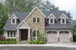 European House Plan Front Photo 04 - Harrisburg Lake Craftsman Home 011D-0043 - Search House Plans and More
