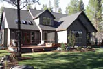 European House Plan Rear Photo 01 - Harrisburg Lake Craftsman Home 011D-0043 - Search House Plans and More