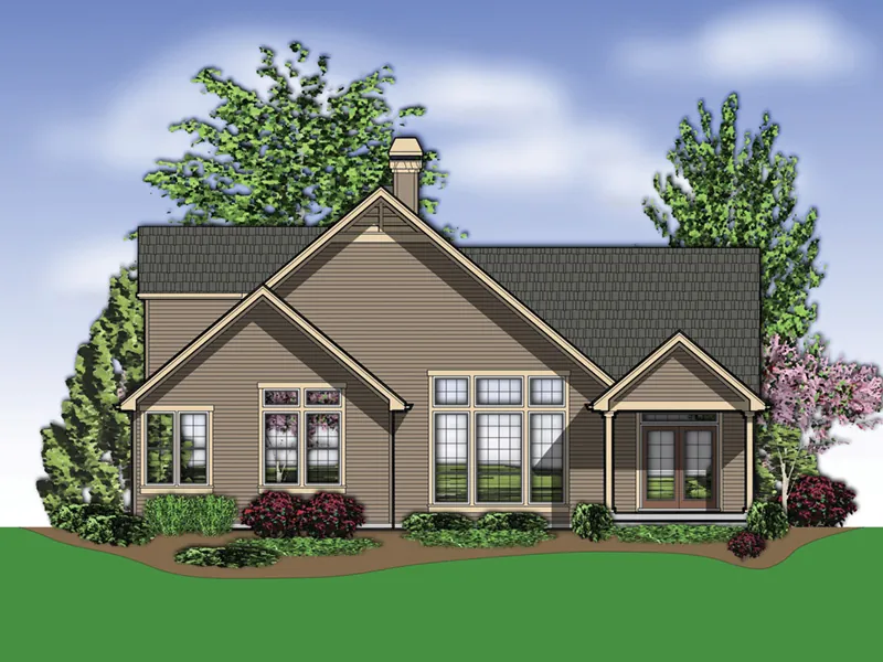 Rustic House Plan Color Image of House - Morgan Grove Craftsman Home 011D-0047 - Shop House Plans and More