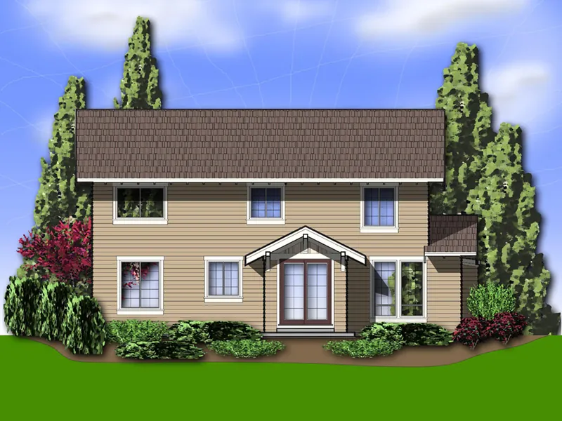 Arts & Crafts House Plan Color Image of House - Rivercliff Craftsman Home 011D-0048 - Shop House Plans and More