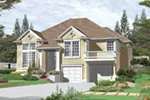 Modern House Plan Front Image - Hillary Terrace Modern Home 011D-0053 - Search House Plans and More