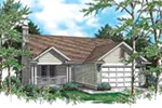 Ranch House Plan Front Image - Wentworth Hill Country Home 011D-0054 - Shop House Plans and More