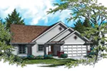 Country House Plan Front of Home - Abbot Hill Ranch Home 011D-0064 - Search House Plans and More