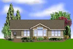 Craftsman House Plan Color Image of House - Pockpoint Craftsman Home 011D-0075 - Shop House Plans and More