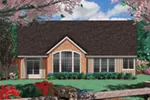 Craftsman House Plan Color Image of House - Woodstone Bungalow Home 011D-0076 - Shop House Plans and More