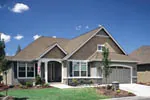 Craftsman House Plan Front of Home - Woodtrail Craftsman Ranch Home 011D-0077 - Shop House Plans and More