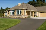 Traditional House Plan Driveway Photo - Linworth Prairie Style Home 011D-0088 - Shop House Plans and More