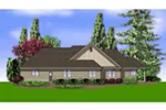 Country House Plan Rear Photo 02 - Washington Craftsman Home 011D-0091 - Shop House Plans and More