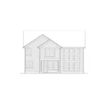 Traditional House Plan Rear Elevation - Glenview Creek Traditional Home 011D-0097 - Search House Plans and More