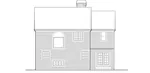 Rear Elevation - Stevener Two-Story Home 011D-0099 - Shop House Plans and More