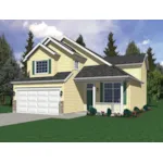 Traditional House Plan Front of House 011D-0104