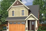 Arts & Crafts House Plan Front of Home - Mallory Creek Craftsman Home 011D-0117 - Shop House Plans and More