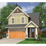 Craftsman House Plan Front of House 011D-0117