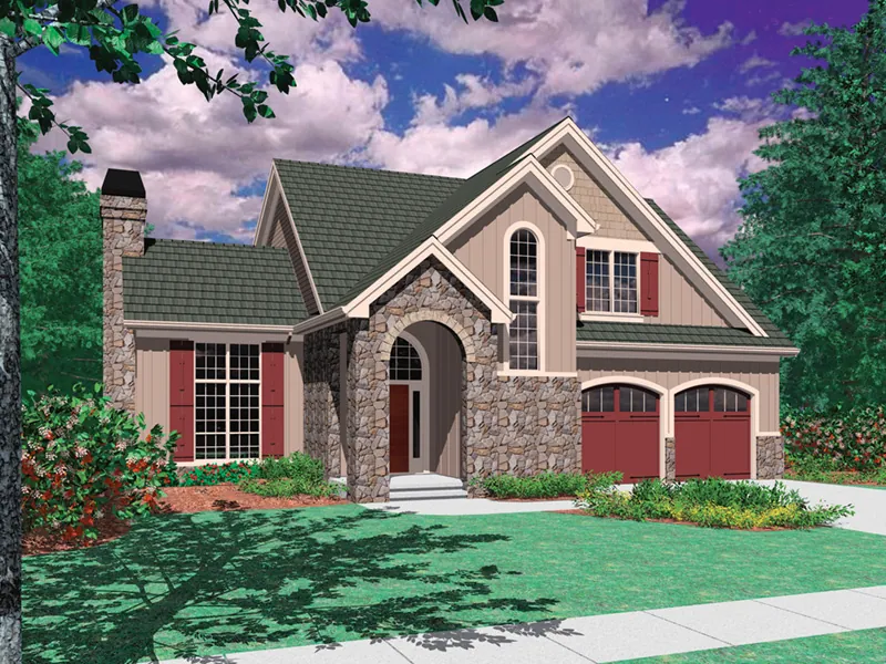 Neoclassical House Plan Front Image - La Prairie Cove Spanish Home 011D-0131 - Shop House Plans and More