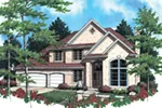 Early American House Plan Front Image - Ingram Traditional Home 011D-0144 - Search House Plans and More