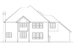 Country French House Plan Rear Elevation - Ingram Traditional Home 011D-0144 - Search House Plans and More