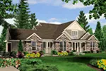 Arts & Crafts House Plan Front Image - Grapevine Park Craftsman Home 011D-0148 - Search House Plans and More