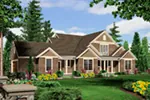 Traditional House Plan Front Image - Grapevine Park Craftsman Home 011D-0148 - Search House Plans and More