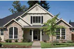 Traditional House Plan Front Photo 03 - Grapevine Park Craftsman Home 011D-0148 - Search House Plans and More