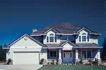 Traditional House Plan Front Photo 01 - Country Pond Traditional Home 011D-0153 - Search House Plans and More