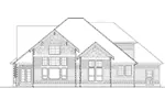 Arts & Crafts House Plan Rear Elevation - Johnsford Neoclassical Home 011D-0168 - Search House Plans and More