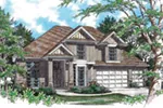 Traditional House Plan Front Image - Randolph Lake Traditional Home 011D-0172 - Shop House Plans and More