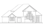 Shingle House Plan Rear Elevation - Randolph Lake Traditional Home 011D-0172 - Shop House Plans and More
