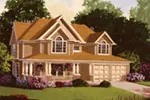 Southern House Plan Front Image - Raleigh Country Home 011D-0176 - Shop House Plans and More