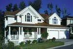 Southern House Plan Front of Home - Raleigh Country Home 011D-0176 - Shop House Plans and More