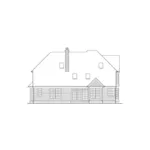 Farmhouse Plan Rear Elevation - Raleigh Country Home 011D-0176 - Shop House Plans and More