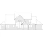 Traditional House Plan Rear Elevation - Madera Luxury Home 011D-0190 - Shop House Plans and More