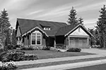 Craftsman House Plan Front Image of House - Longhurst Craftsman Ranch Home 011D-0222 - Shop House Plans and More