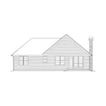 European House Plan Rear Elevation - Maribeth Country Ranch Home 011D-0224 - Shop House Plans and More