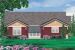 Ranch House Plan Color Image of House - Thistle Hollow Country Bungalow 011D-0225 - Shop House Plans and More