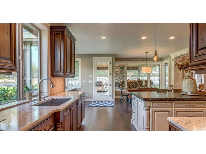 Traditional House Plan Kitchen Photo 01 - Sherman Hollow European Home 011D-0229 - Shop House Plans and More
